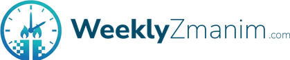 WeeklyZmanim